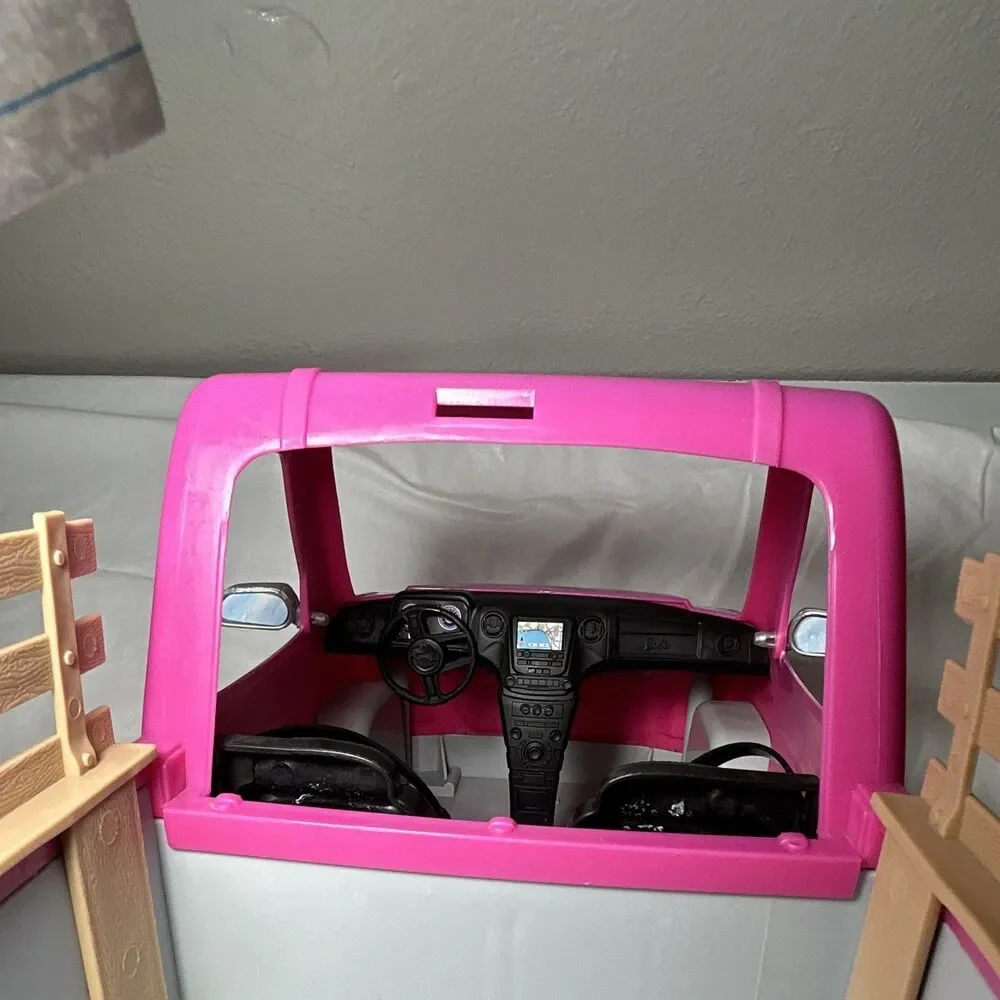 Barbie Sweet Orchard Farm Pink Pickup Truck Vehicle for 19inx 10in